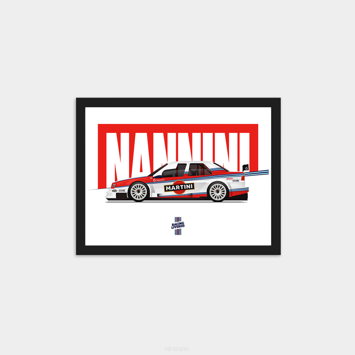 Nannini#6 Poster by Racing Liveries. - nineone.